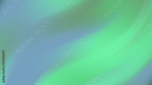 Abstract waves of green and blue colors blending seamlessly, creating a calming background