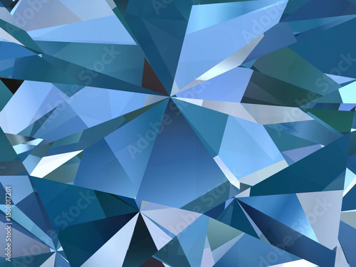 Realistic diamond texture close up, 3D illustration. (high resolution 3D image)