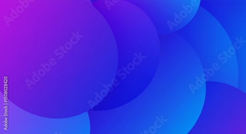 abstract blue background with circles