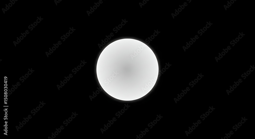 Glowing Orb Bright White Circle Light Sphere Illuminated Ball Abstract Background Dark Space Glowing Orb Bright White Circle Light Sphere Illuminated Ball Abstract Background Dark Space