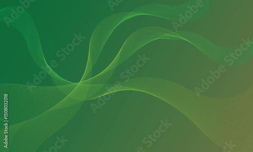A clear and simple name for the image could be:
Abstract green wave design with flowing lines and digital texture