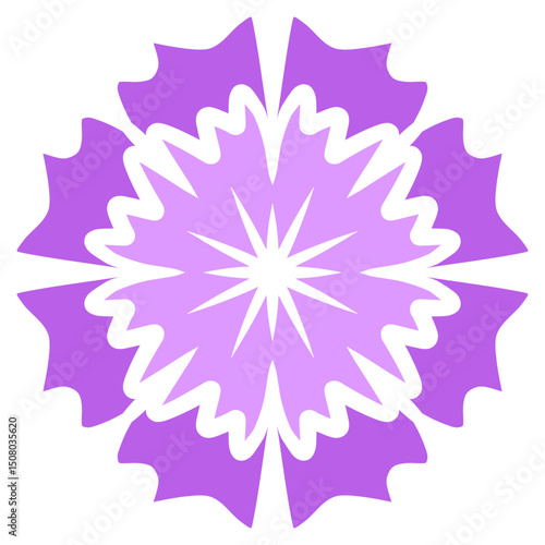 abstract purple flower vector illustration