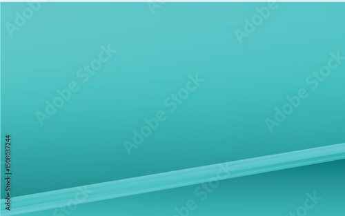 Smooth teal gradient background with a subtle diagonal light effect. Ideal for creative designs, abstract compositions, website backgrounds, and branding visuals.