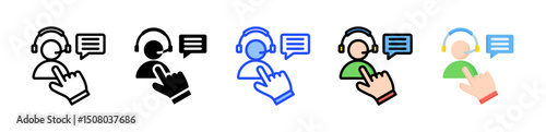 Representative Icon Collection With Multiple Styles