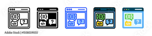 Programming Language Icon Collection With Multiple Styles