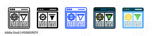Compiler Icon Collection With Multiple Styles