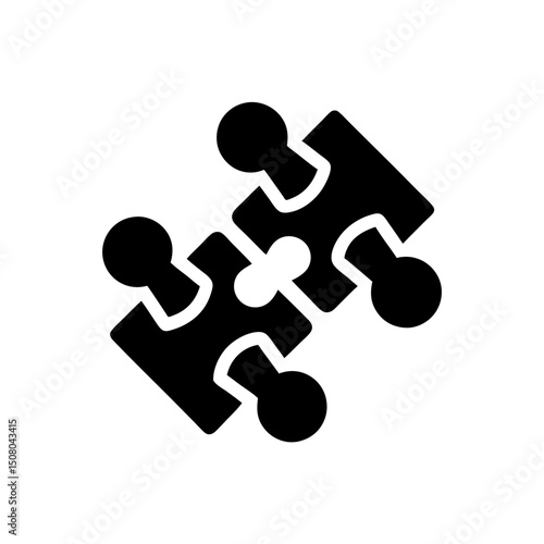 Business Strategy Silhouette Icon Design
