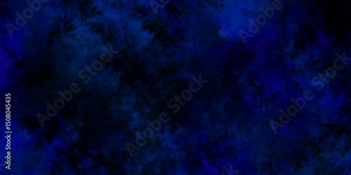 Blue smoke in dark background.Texture and desktop picture. blue texture with colorful smoke, decorative and blurry and grunge blue paper texture, Colorful blue textures for making flyer and poster.	