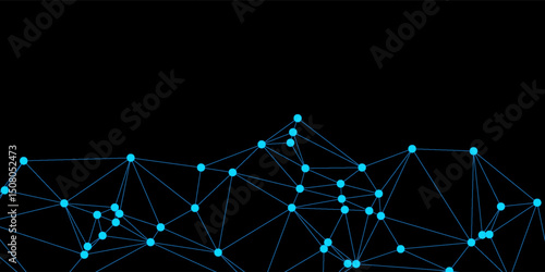 network line dot light abstract connection. modern concept