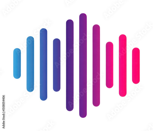 PNG Music equalizer bars purple design color.