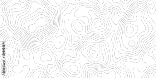  white and gray topographic map pattern with contour lines and terrain. perfect for modern minimalist design textures  and white background, 