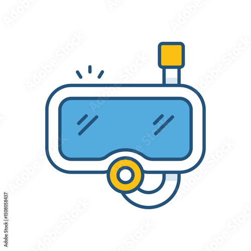 Snorkel vector icon