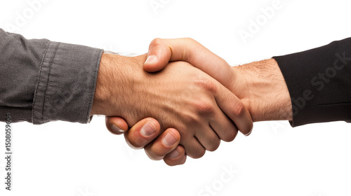 Wallpaper Mural A man giving a firm handshake, showing confidence,Transparent background, PNG file Torontodigital.ca