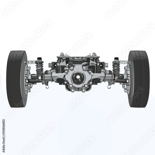 Axle vector illustration 