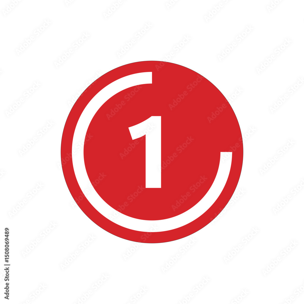 Number icon vector illustration. Infographic number icon vector. number icon vector Number icon vector illustration. Infographic number icon vector. number icon vector