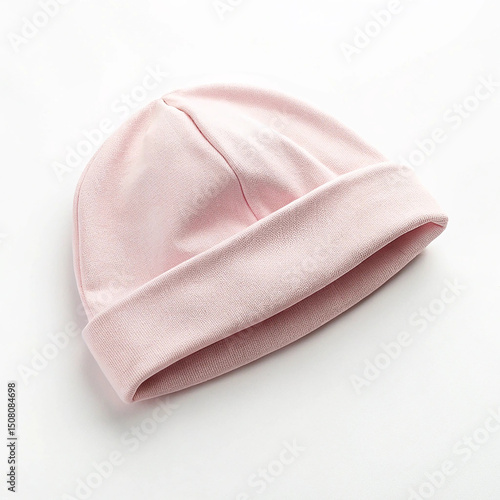 Soft stretchy cotton infant cap