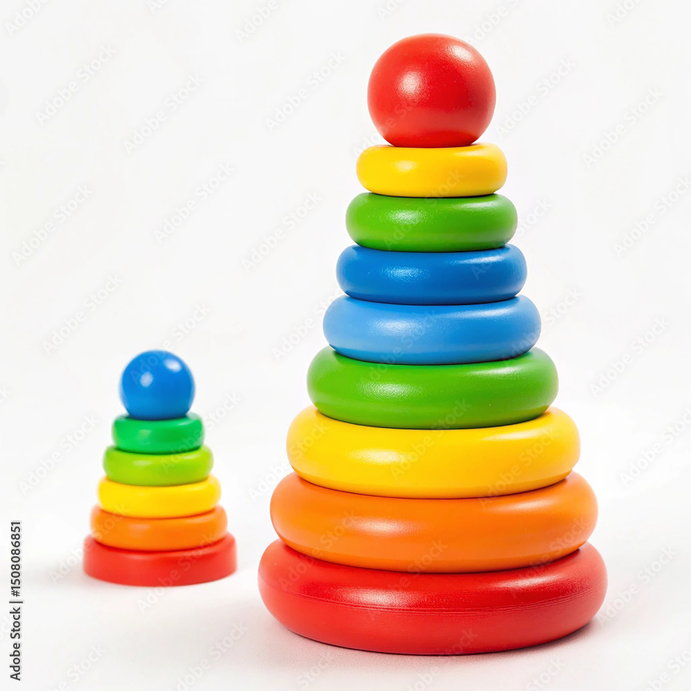 Non toxic baby stacking ring toy set Non toxic baby stacking ring toy set