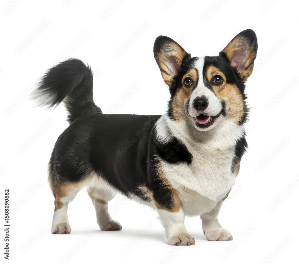 Corgi dog standing Corgi dog standing