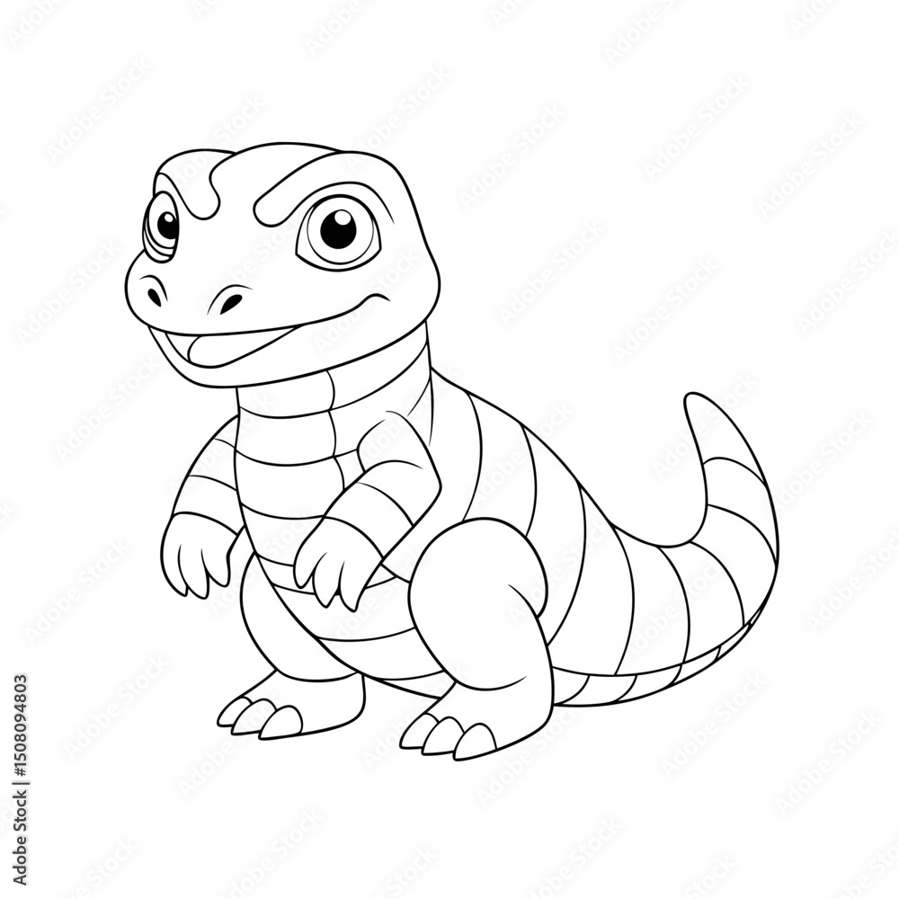 Fototapeta premium Coloring page. Vector illustration.