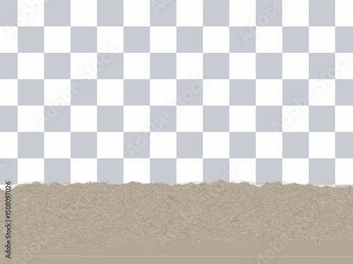 Paper cut with transparent background 