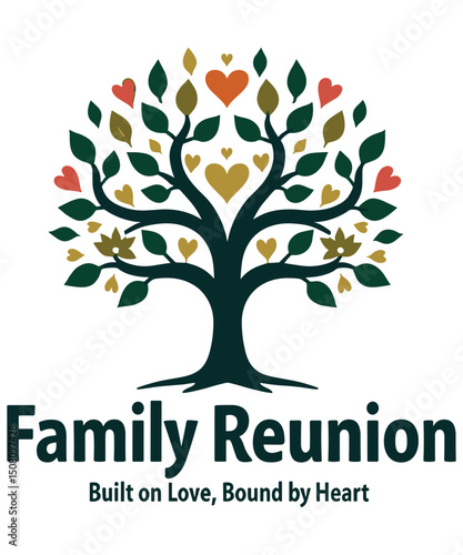 Unite in Style – Custom Family Reunion T-Shirt Logos