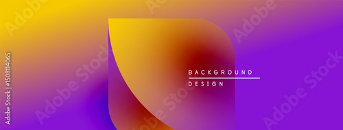 Abstract gradient background. Vivid colors blend smoothly, creating dynamic visual effect. Modern design element for digital projects.