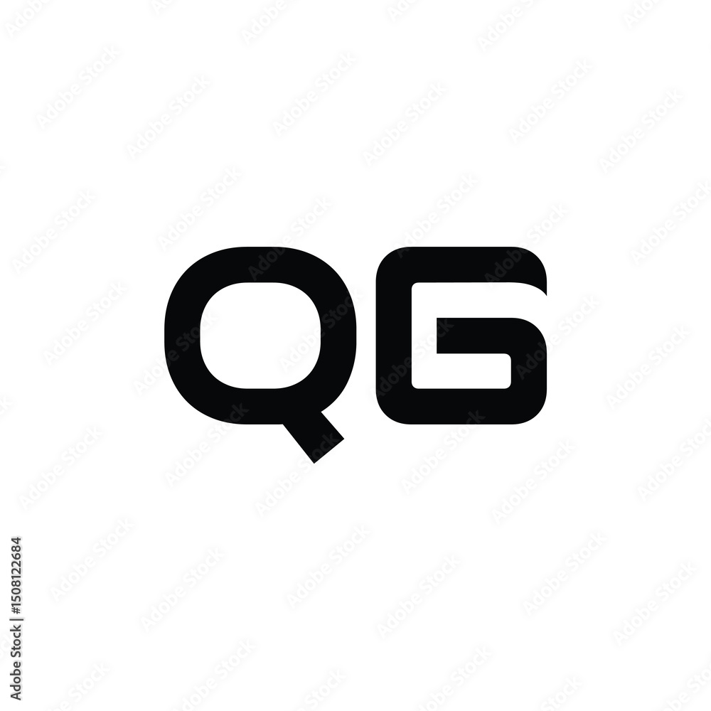 QG monogram logo design letter text name symbol monochrome logotype alphabet character simple logo QG monogram logo design letter text name symbol monochrome logotype alphabet character simple logo