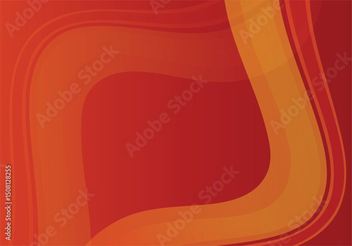 Abstract red background  with smooth shapes , the red background uses for advertising, book page, paintings, printing, mobile backgrounds, book, covers, screen savers, web page,