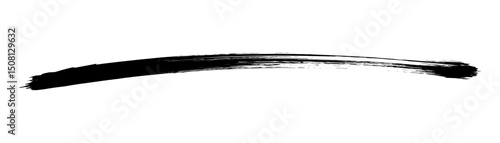 筆で描いた和風のライン