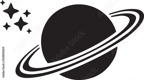 planet shape, space icon, silhouette planet, space object, celestial body, astronomy icon, orbit shape, solar system, globe icon, round planet, universe figure, cosmic icon, dark planet