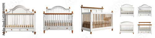 Wallpaper Mural Elegant baby cribs featuring intricate designs, sturdy craftsmanship, soft colors to enhance nursery decor, adaptable for various styles, combining comfort and functionality Torontodigital.ca