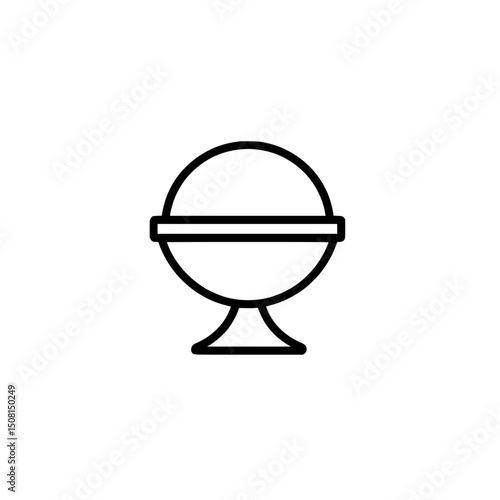 Baby incubator icon vector 