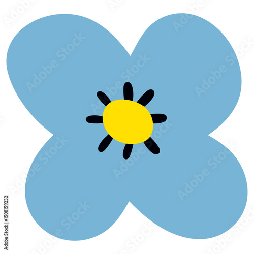 Hand Drawn Flower