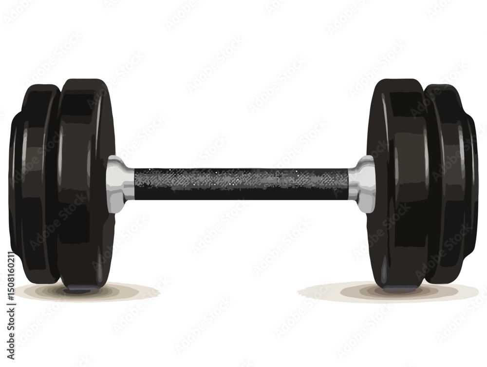 Fototapeta premium dumbbell vector art