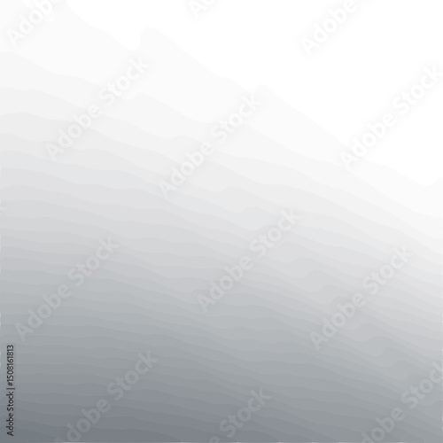 abstract background with white clouds, minimal gradient stripes background, black to white horizontal flow, smooth and elegan