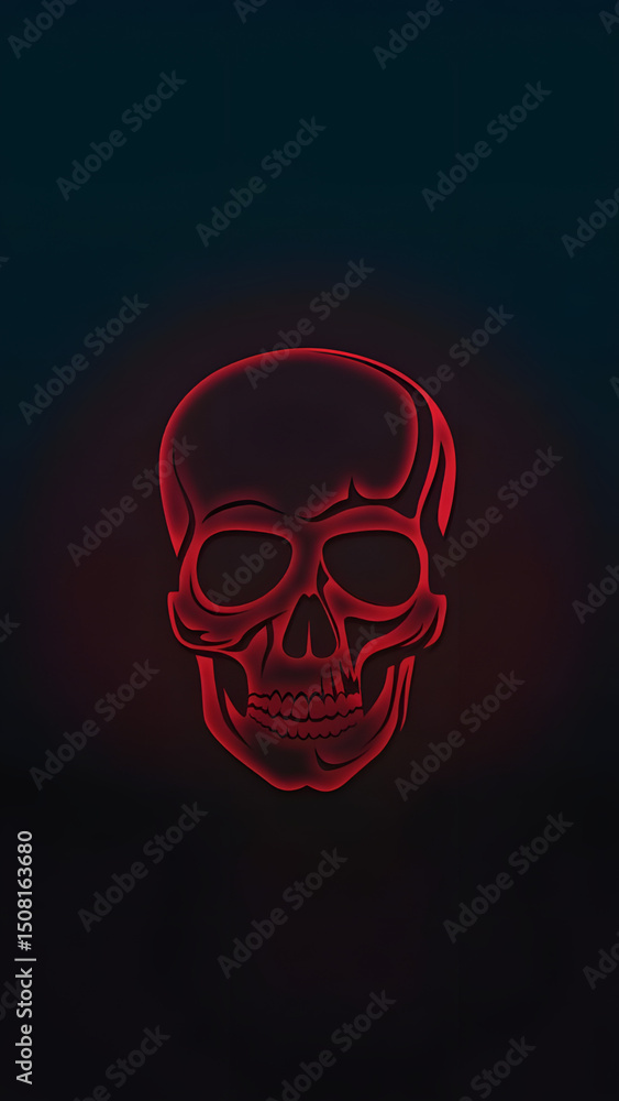 skull in the dark skull in the dark