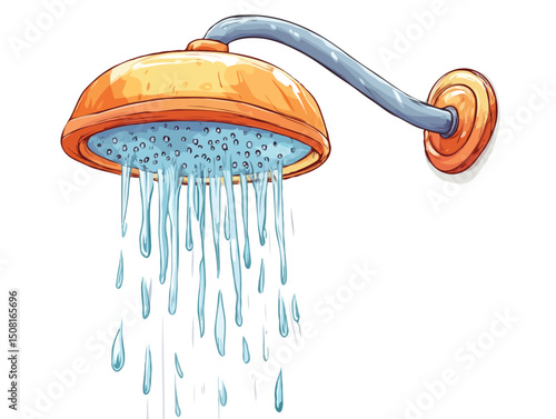 shower vector art