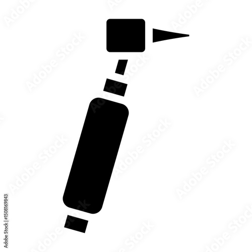 Otoscope Vector Glyph Icon Design