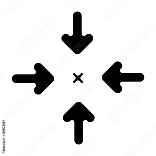 Focus  Vector Glyph Icon Design