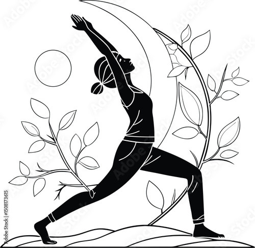 girl doing yoga