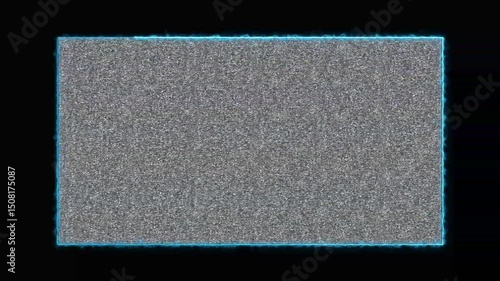 Television signal tv noise screen flicker with static caused a by bad reception