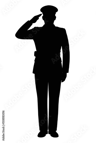 police man silhouette