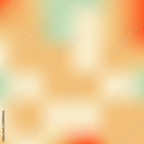 An abstract vector with a dynamic gradient of orange, yellow, and cyan. Gives a fresh and contemporary look