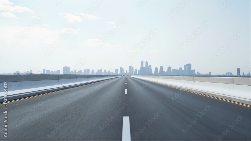 Fototapeta premium car on the road