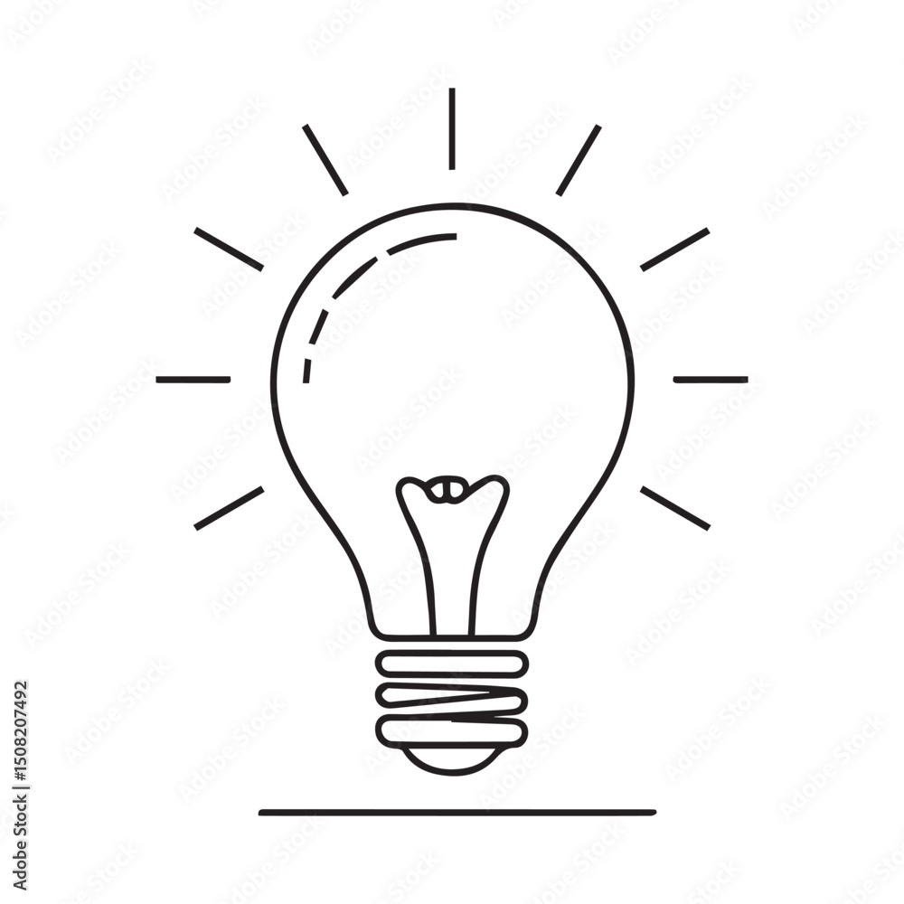 light bulb vector illustration light bulb vector illustration