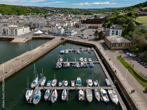 Photos The harbor area in the town of Whitehaven on the coast of Cumbria in the northwe