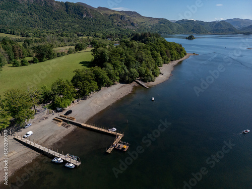 Wallpaper Mural Derwent Water in the Lake District - Cumbria in northwest England Torontodigital.ca