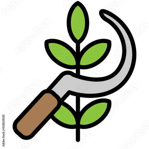Harvest Vector Filled Icon Design