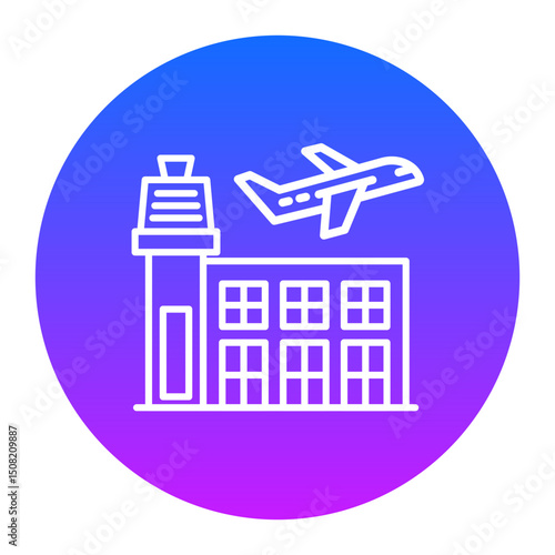 Airport Building Icon
