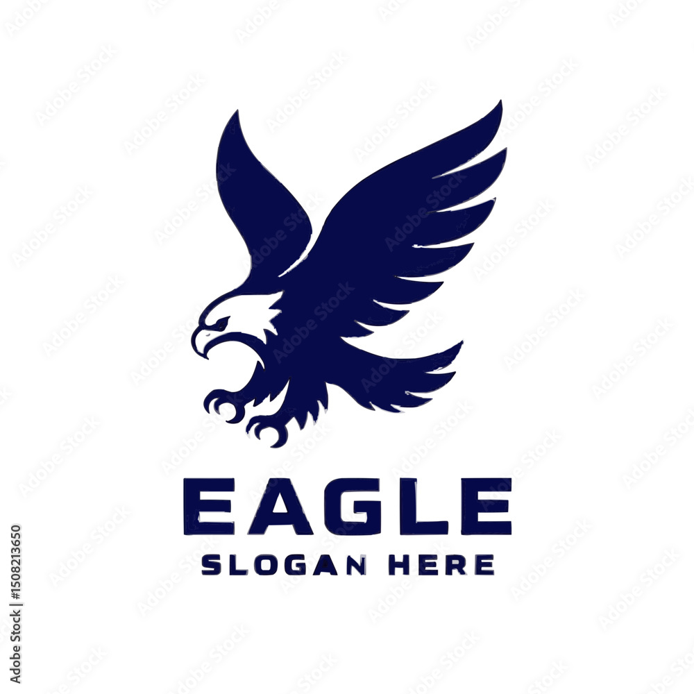 Obraz premium Eagle vector illustration for logo